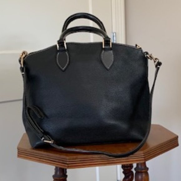 Dooney & Bourke Black Satchel - Picture 2 of 6